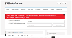 Desktop Screenshot of fxmastercourse.com