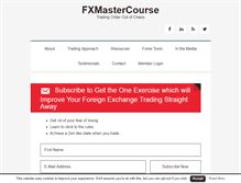 Tablet Screenshot of fxmastercourse.com